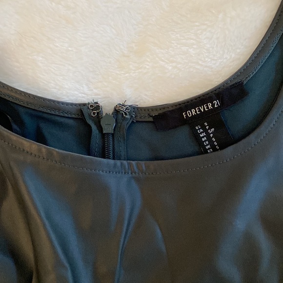 Faux leather bodycon tank dress - Picture 2 of 3